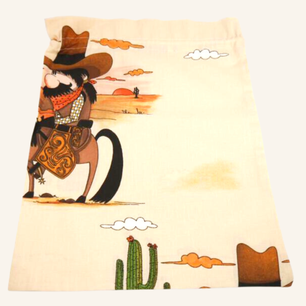 Wäschebeutel "Cowboy" mit Namen bestickt -personalisiert-